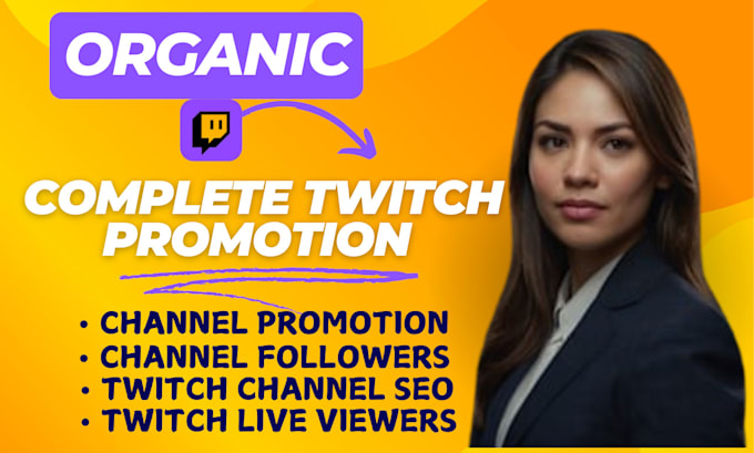 Gig Preview - Do organic twitch videos twitch channel promotion twitch affiliate