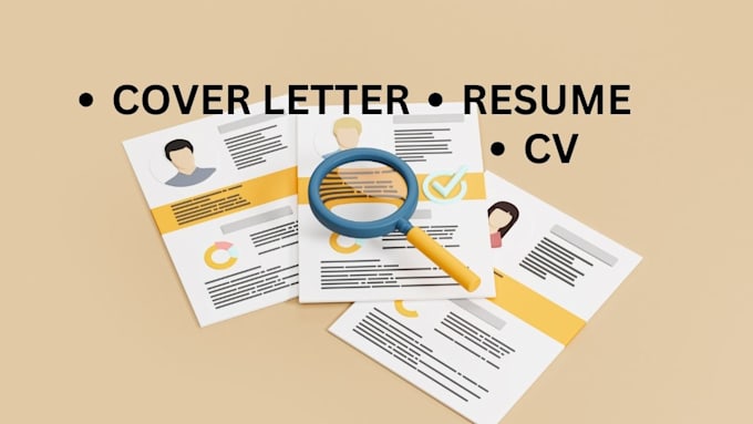 Gig Preview - Write resume, cover letter, and cv professionally