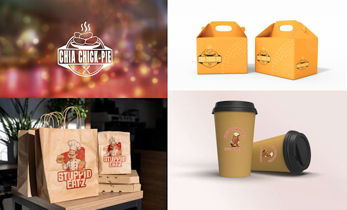 Gig Preview - Design restaurant logo and brand identity design