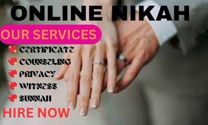 Bestseller - perform online nikah for as an imam