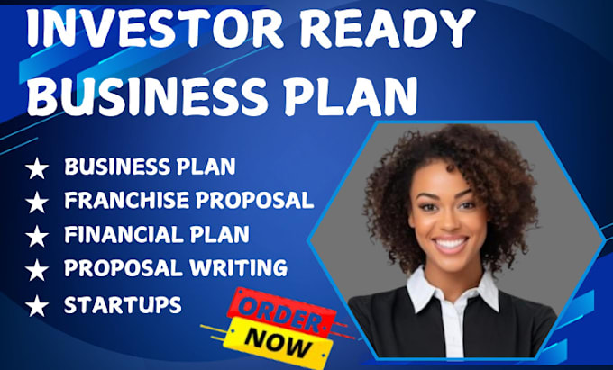 Gig Preview - Write investor ready business plan, franchise proposal, financial plan