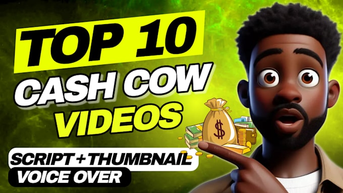 Bestseller - create top 10  cash cow faceless youtube videos