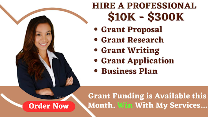 Gig Preview - Do nonprofit grant writing, grant application small business grants submission