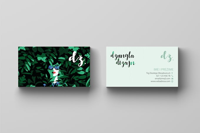 Gig Preview - Create professional  business cards for your business