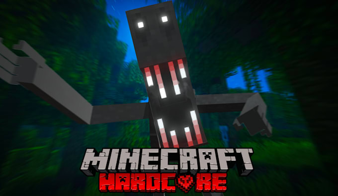 Gig Preview - Create horror minecraft thumbnails