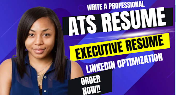 Gig Preview - Write professional executive resume writing, tech resume, cover letter or CV