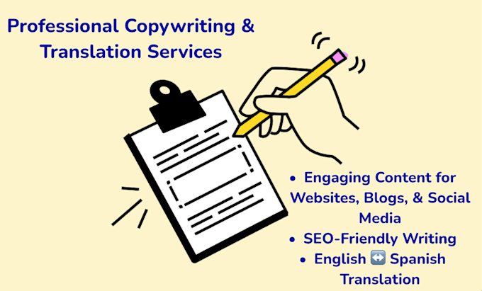 Gig Preview - Do professional copywriting for your website or advert