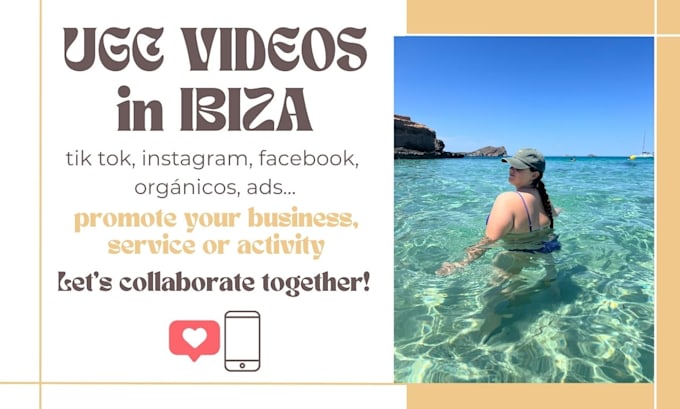 Gig Preview - Create ugc video for your business, hotel in ibiza