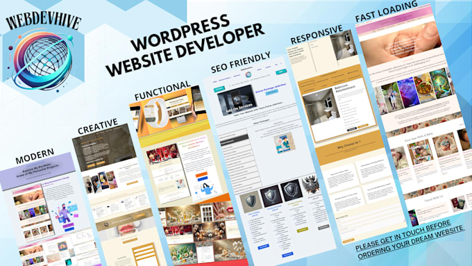 Bestseller - create responsive, and customizable wordpress website wit