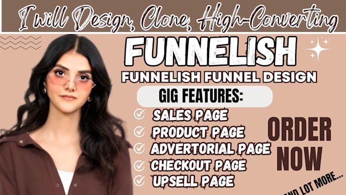 Gig Preview - Clone funnelish sales page, product page, landing page and checkout page