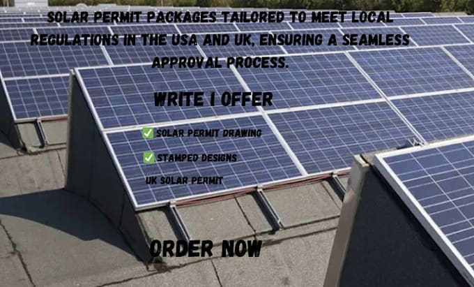 Gig Preview - Provide solar permit design  electrical engineering and stamp for solar plans