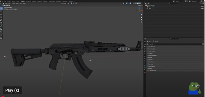 Gig Preview - Custom fivem gun , fivem weapon , 3d game assests , fivem developer