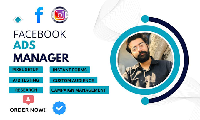 Gig Preview - Be your facebook ads campaign manager, meta ad expert