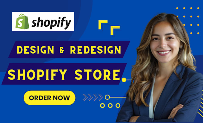 Gig Preview - Design, redesign shopify store, shopify dropshipping store, shopify website