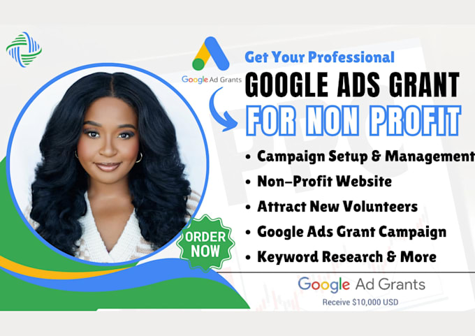 Gig Preview - Setup and manage google ads grant PPC campaign for nonprofit