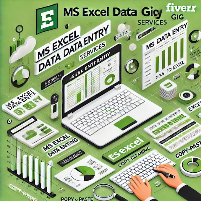 Gig Preview - Do fast and accurate data entry in ms excel