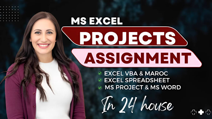 Gig Preview - Do your microsoft excel ,ms word assignments, assessment and modules