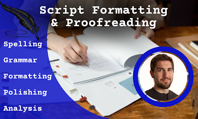 Gig Preview - Proofread and edit your screenplay