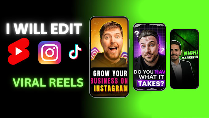 Gig Preview - Edit professional reels for yotube,insta and tiktok