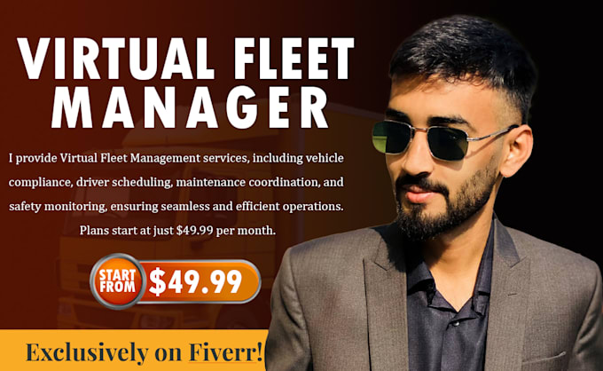 Gig Preview - Be your virtual fleet manager