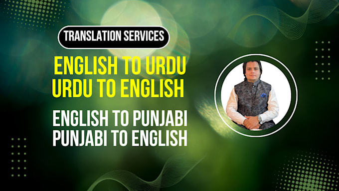 Gig Preview - Do professional english to urdu or urdu to english translation services