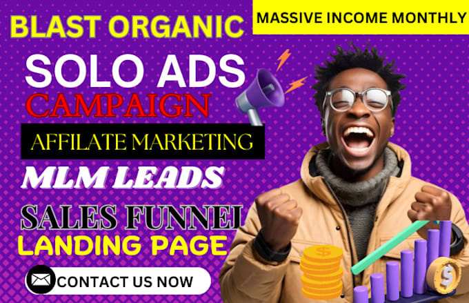 Bestseller - do USA solo ads promotion affiliate link promotion MLM leads generation