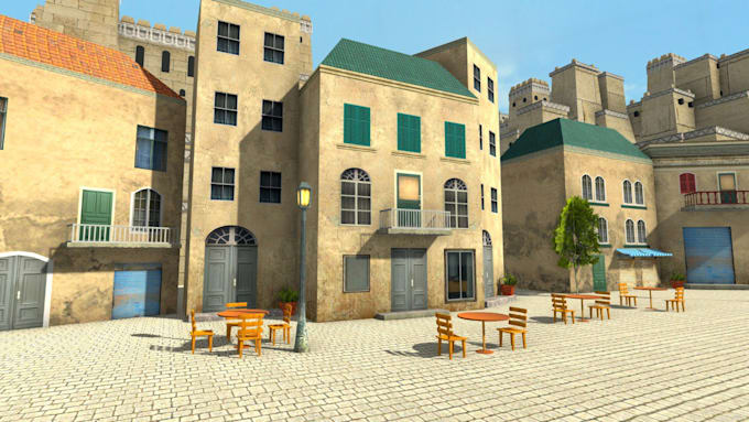 Gig Preview - Make roblox map realistic environment design in blender, roblox studio for game