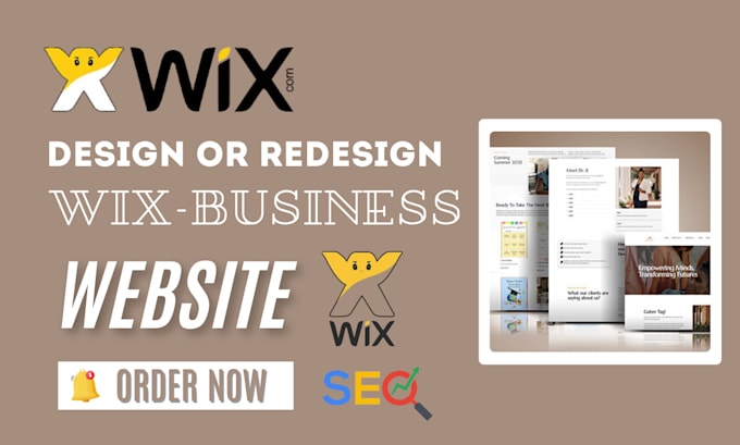 Gig Preview - Do wix website design and redesign a business wix website