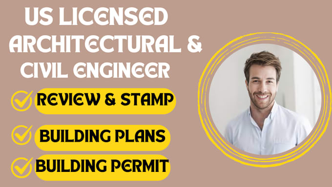 Gig Preview - Draw, review and stamp mep plans as licensed civil and structural engineer