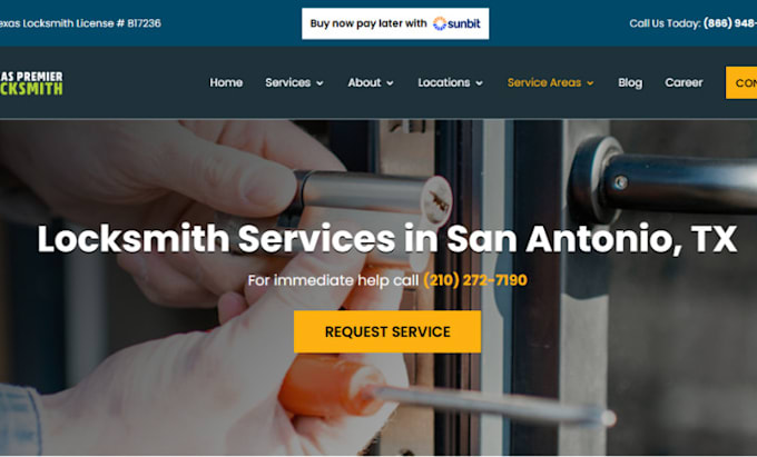 Bestseller - build a professional locksmith wordpress website or locksmith landing page