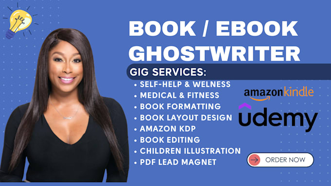 Gig Preview - Ghostwrite, format self help, medical, fitness and health ebook for amazon kdp