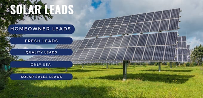 Gig Preview - Provide you best solar leads using google map