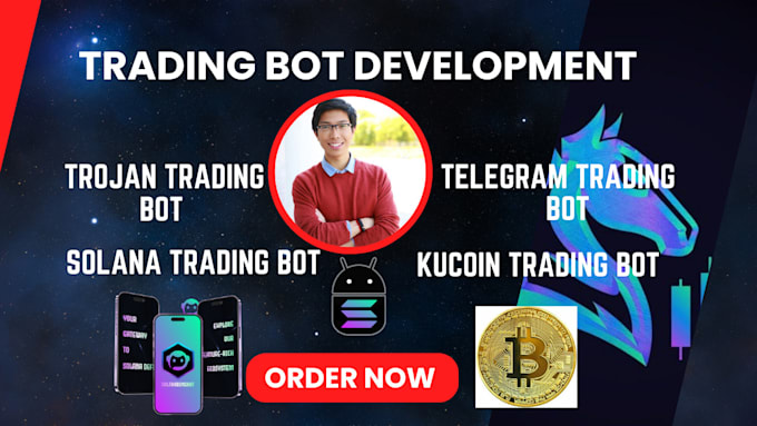 Gig Preview - Develop trojan trading bot, solana telegram trading bot, kucoin bot development