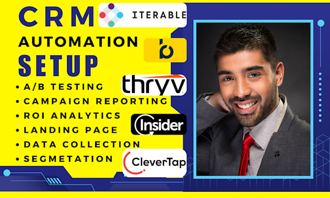 Gig Preview - Crm automation bloomreach insider thryv iterable clevertap dotdigital comarch