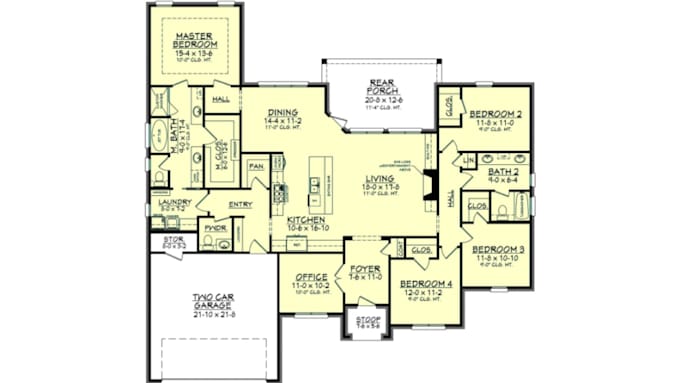 Gig Preview - Do floor plan, blueprint for city permit, architectural design