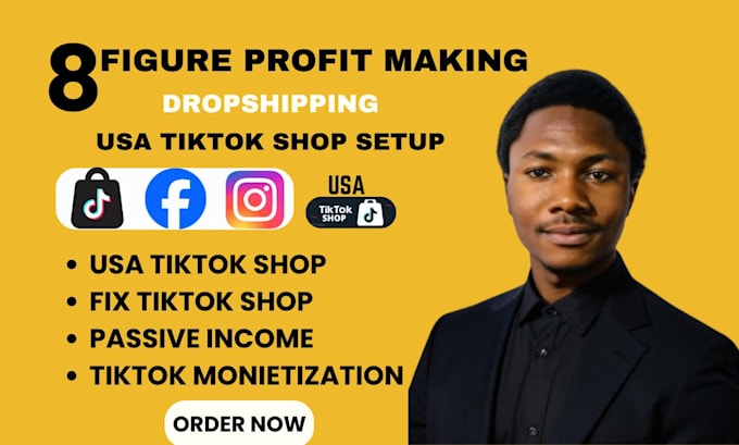 Gig Preview - Do tiktok shop fix tiktok shop unapproved category setup google shop ig, fb ads