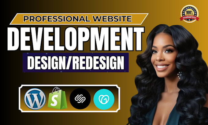 Gig Preview - Build wordpress booking website development design shopify squarespace website