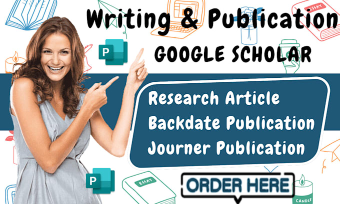 Gig Preview - Write, backdate and publish article in google scholar reviewed indexed journal