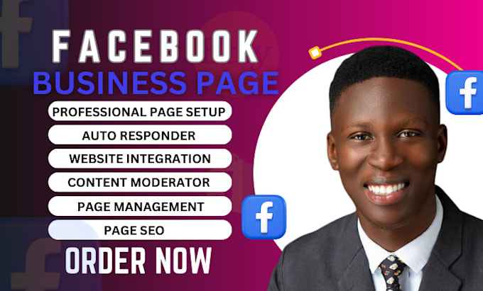 Gig Preview - Do facebook business page create and setup, fan page , social media accounts