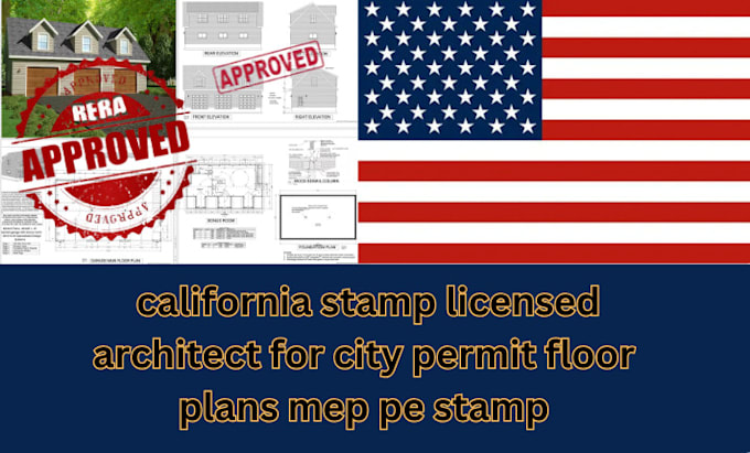 Bestseller - do florida, texas, california, pe stamp floor plan architecture for city permit