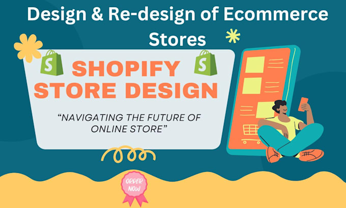 Gig Preview - Build and design your shopify stores