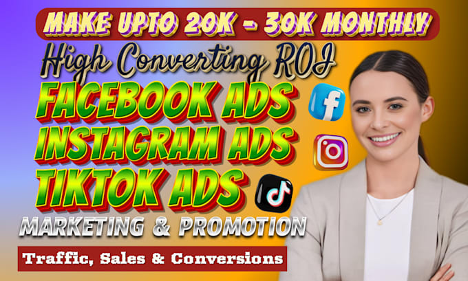 Gig Preview - Setup and manage facebook ads campaign, tiktok ads, fb marketing to boost sales