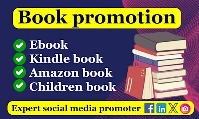 Gig Preview - Do organic amazon book promotion christian book children book ebook marketing