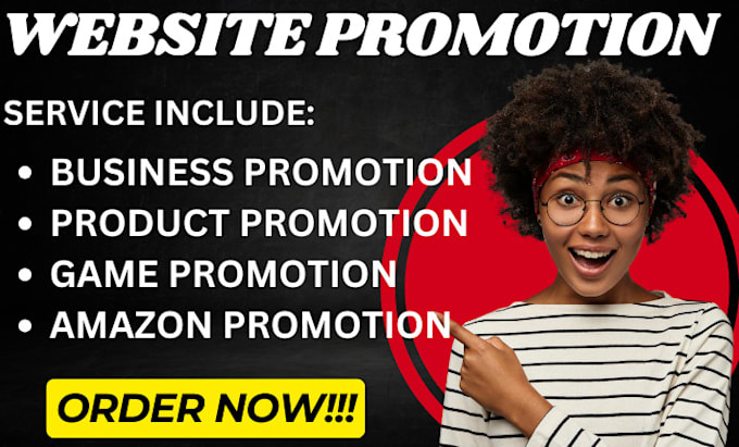 Gig Preview - Promote your website, business, product, games, amazon on social media marketing