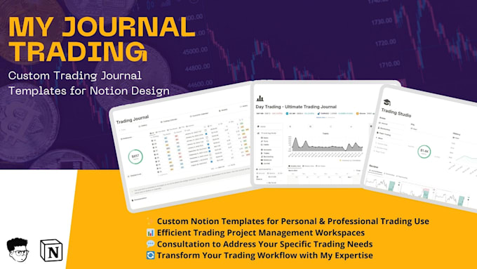 Gig Preview - Create custom notion trading journal templates