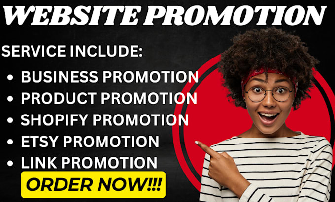 Gig Preview - Etsy shop promotion, ebay, shopify marketing, website traffic and boosting sales