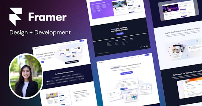 Gig Preview - Design a professional, high quality framer website