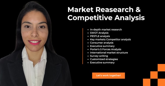 Gig Preview - Market research and competitor analysis for your business