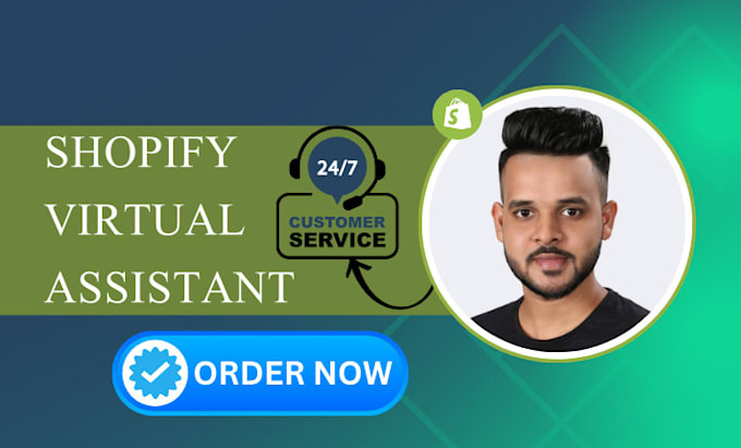 Gig Preview - Be shopify virtual assistant, dropshipping store design to build shopify website