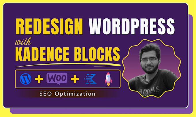 Gig Preview - Redesign your wordpress website with kadence blocks